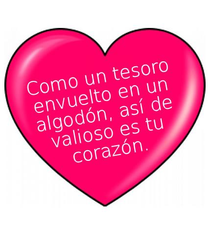 Frases de corazones