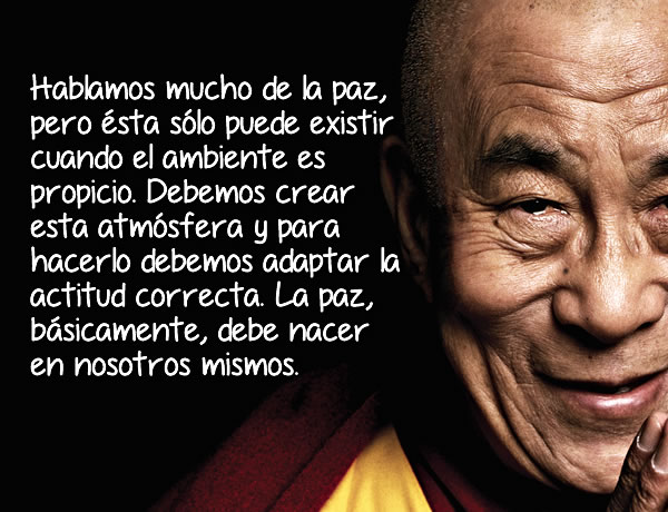 Frases del Dalai Lama que te llegarán al corazón.