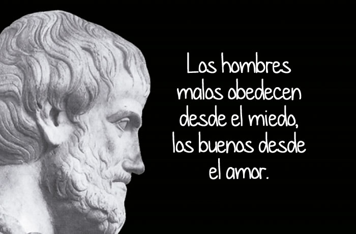 Aristóteles y hombres malos y buenos