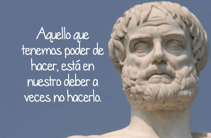 Aristóteles y sus frases