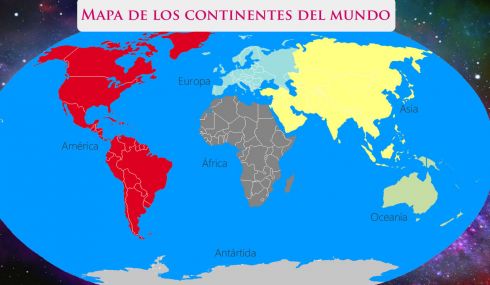 Los continentes del mundo