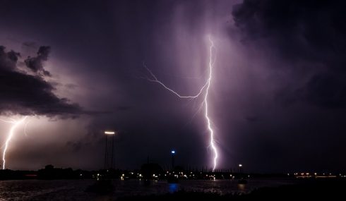 Tormenta de noche