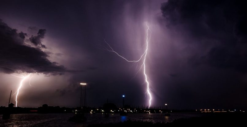 Tormenta de noche