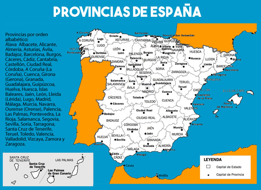 Cuantas provincias hay en españa