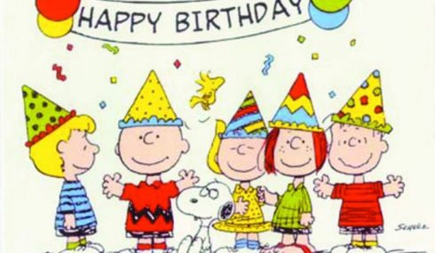 Feliz cumpleaños con Snoopy
