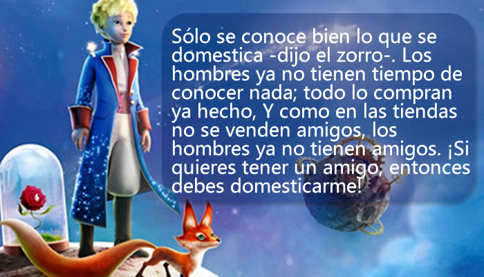 Frases bonita de El Principito