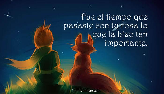 Frases cortas de El Principito