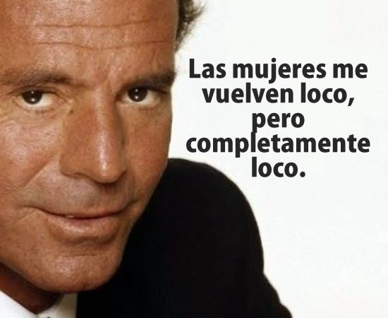 Julio Iglesias y las mujeres